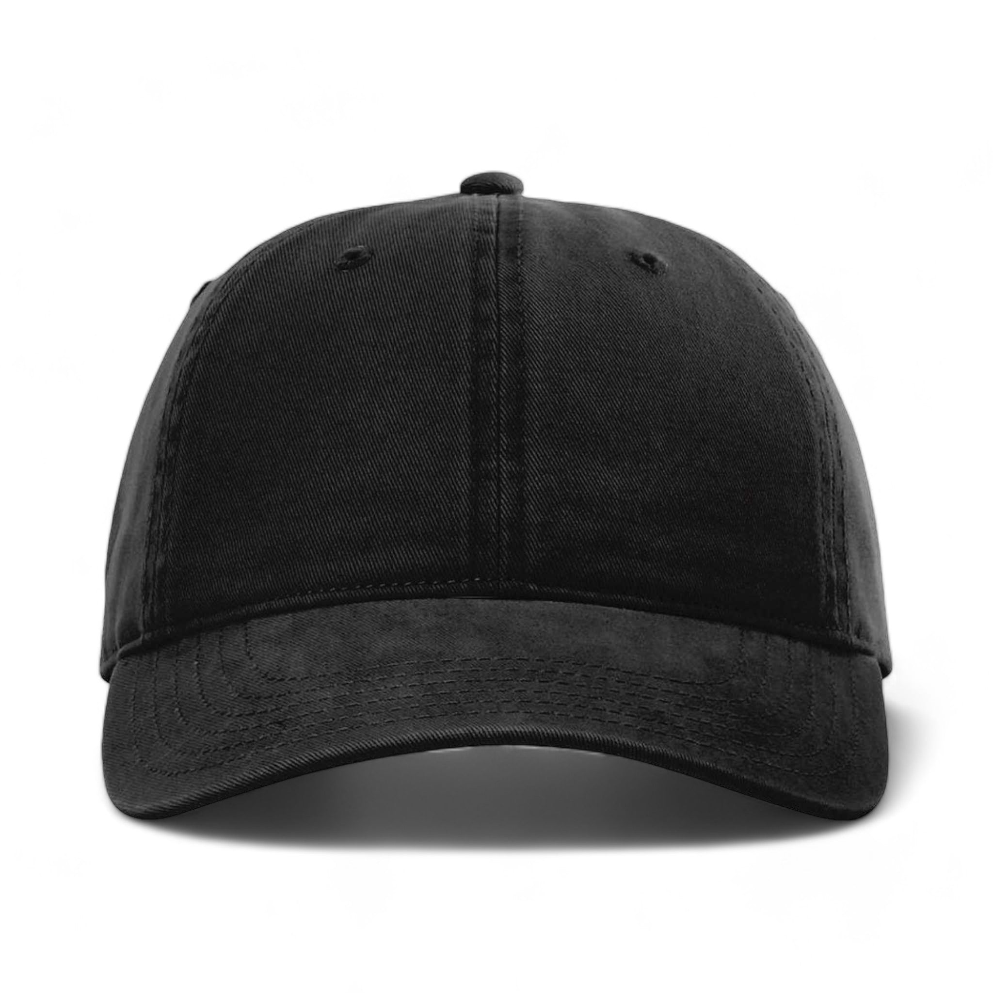 Front view of Richardson 326 custom hat in black