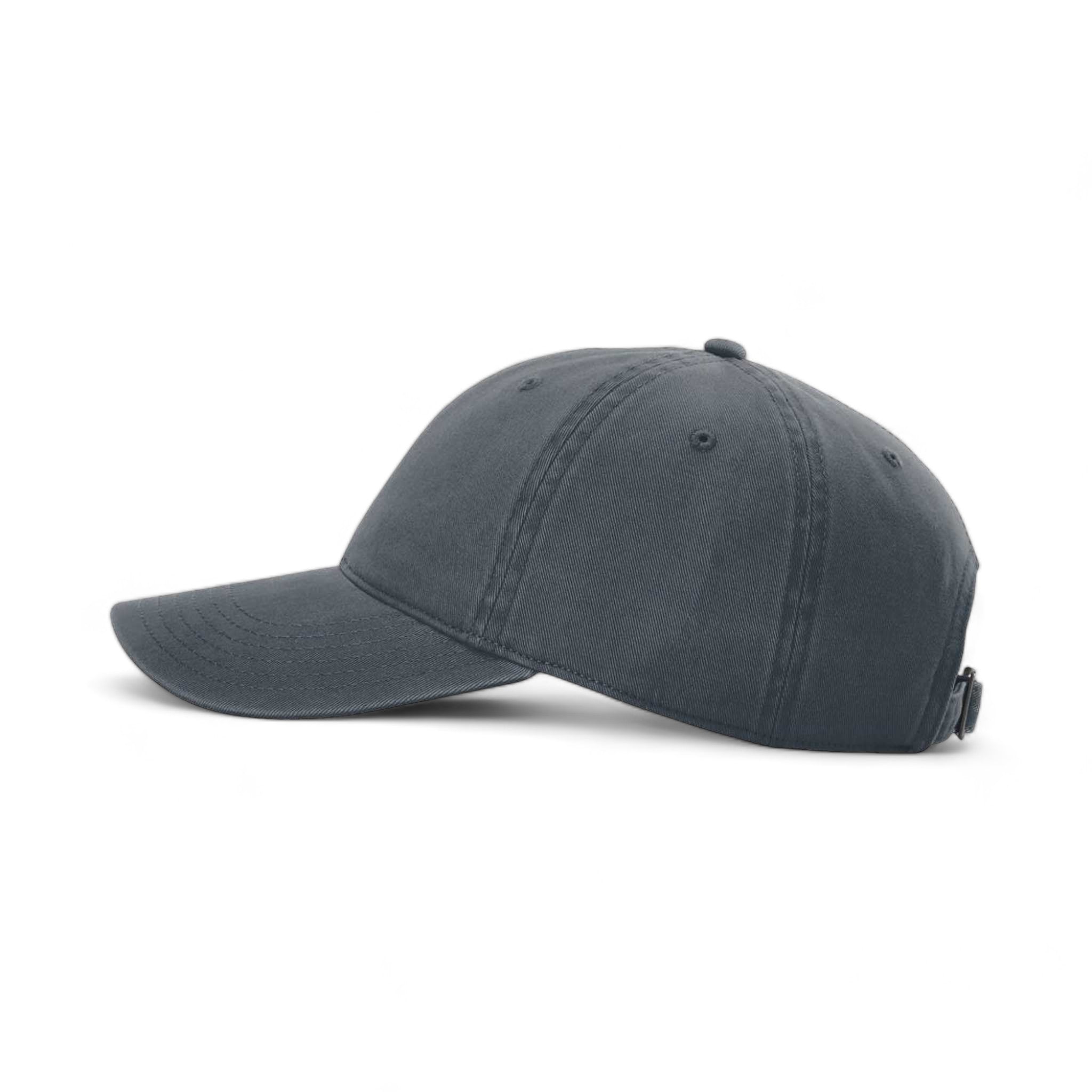 Side view of Richardson 326 custom hat in navy