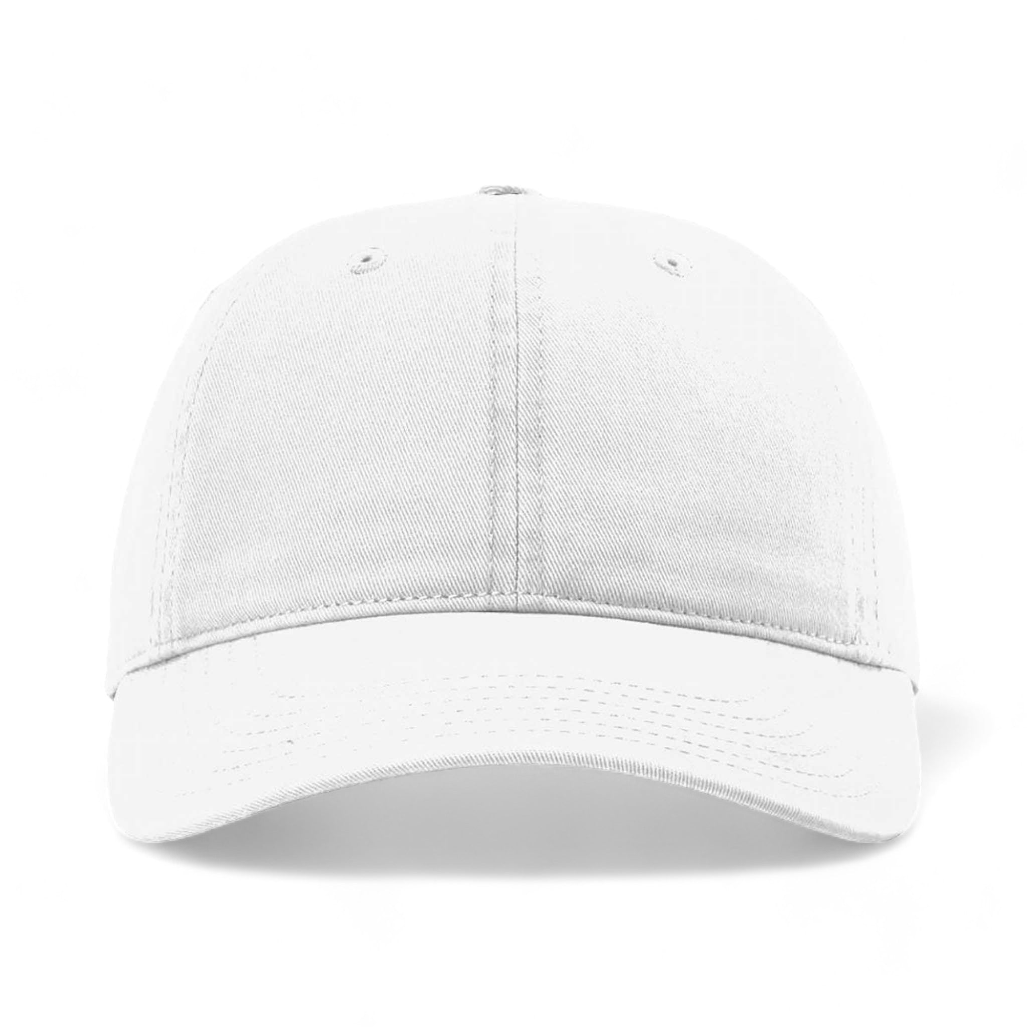 Front view of Richardson 326 custom hat in white