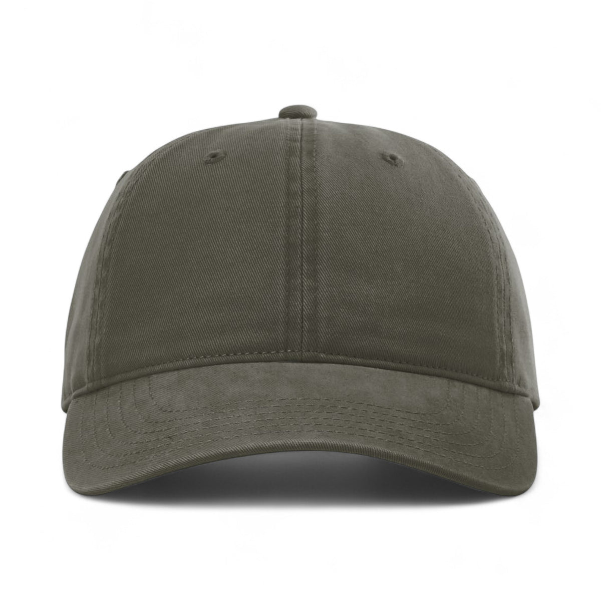 Front view of Richardson 326 custom hat in army green