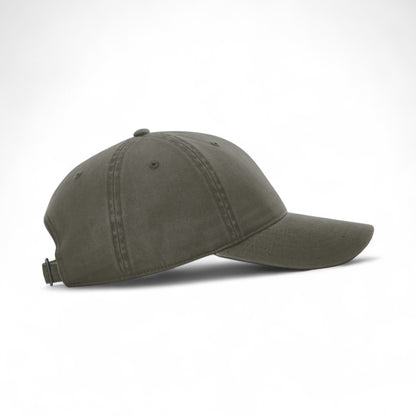 Right side view of Richardson 326 custom hat in army green