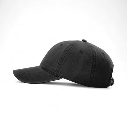Left side view of Richardson 326 custom hat in black