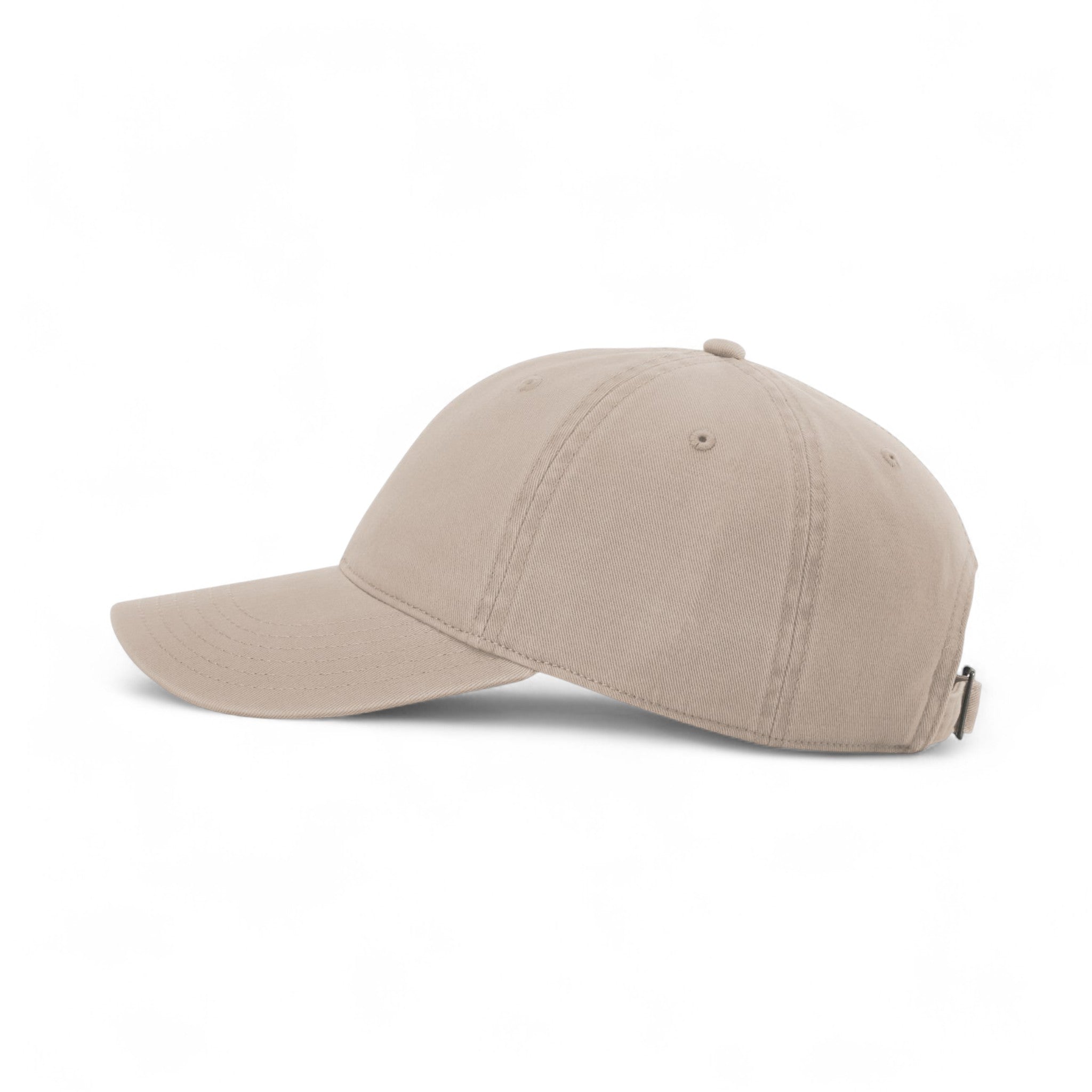 Left side view of Richardson 326 custom hat in dark khaki