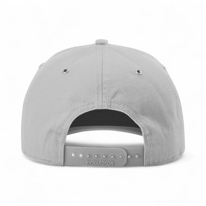 Back view of Richardson 336 custom hat in grey