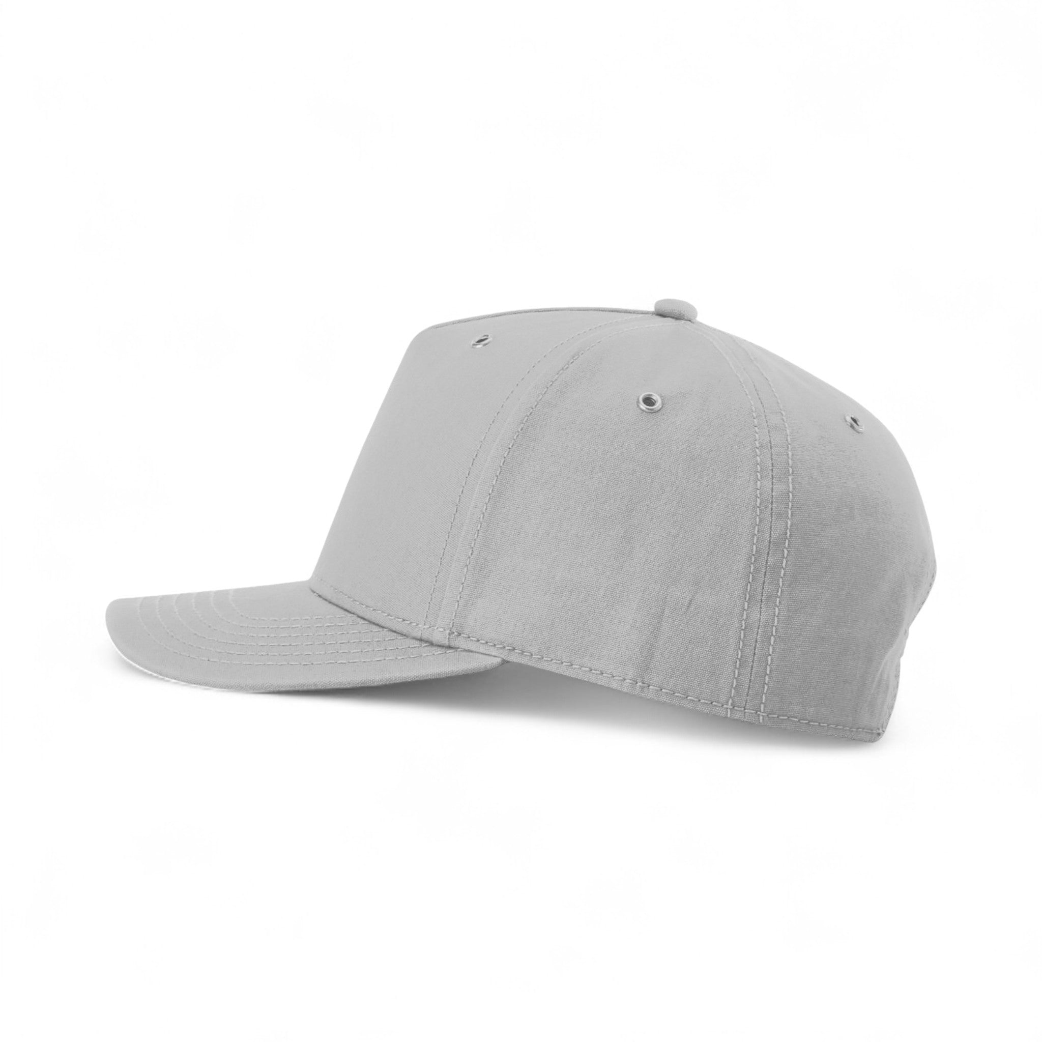 Left side view of Richardson 336 custom hat in grey