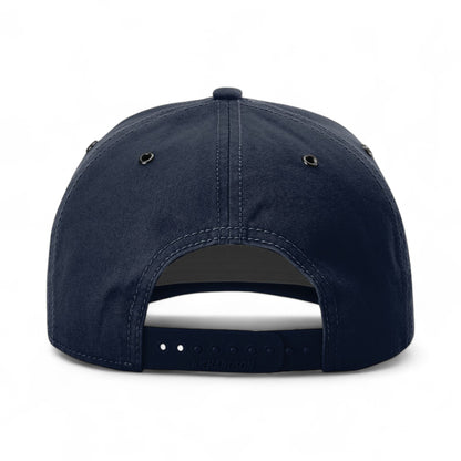 Back view of Richardson 336 custom hat in navy
