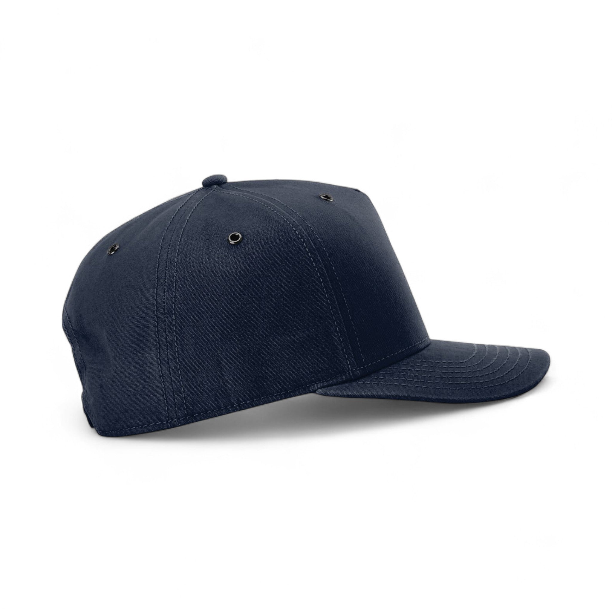 Right side view of Richardson 336 custom hat in navy