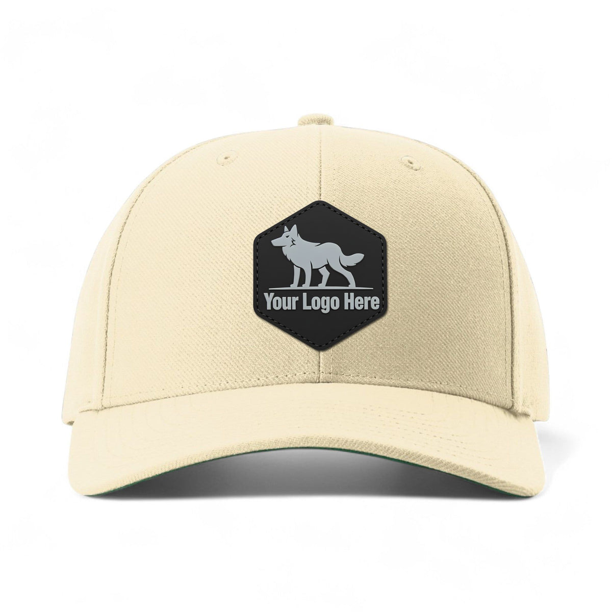 PVC patch preview of Richardson 512 custom hat in birch