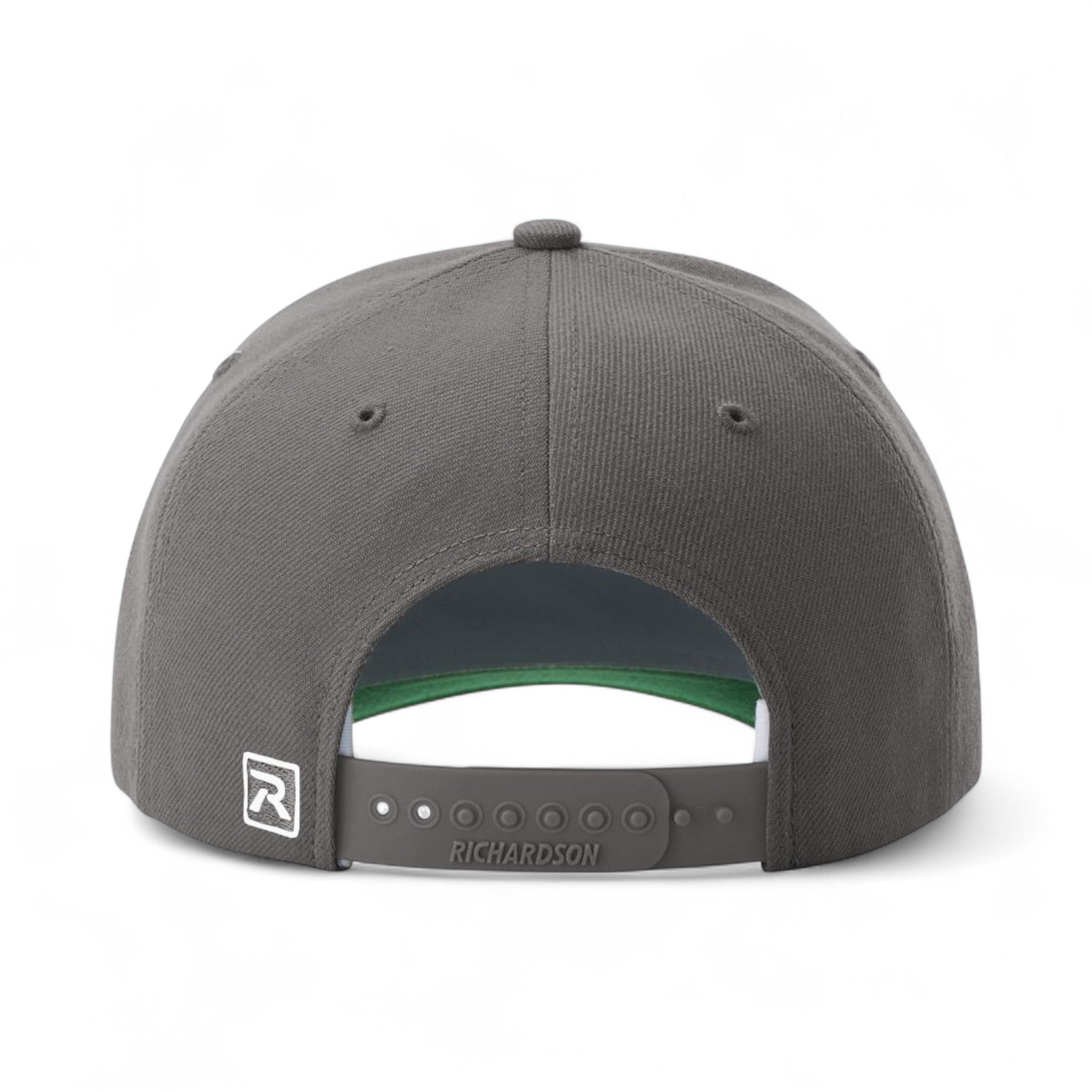 Back view of Richardson 512 custom hat in charcoal