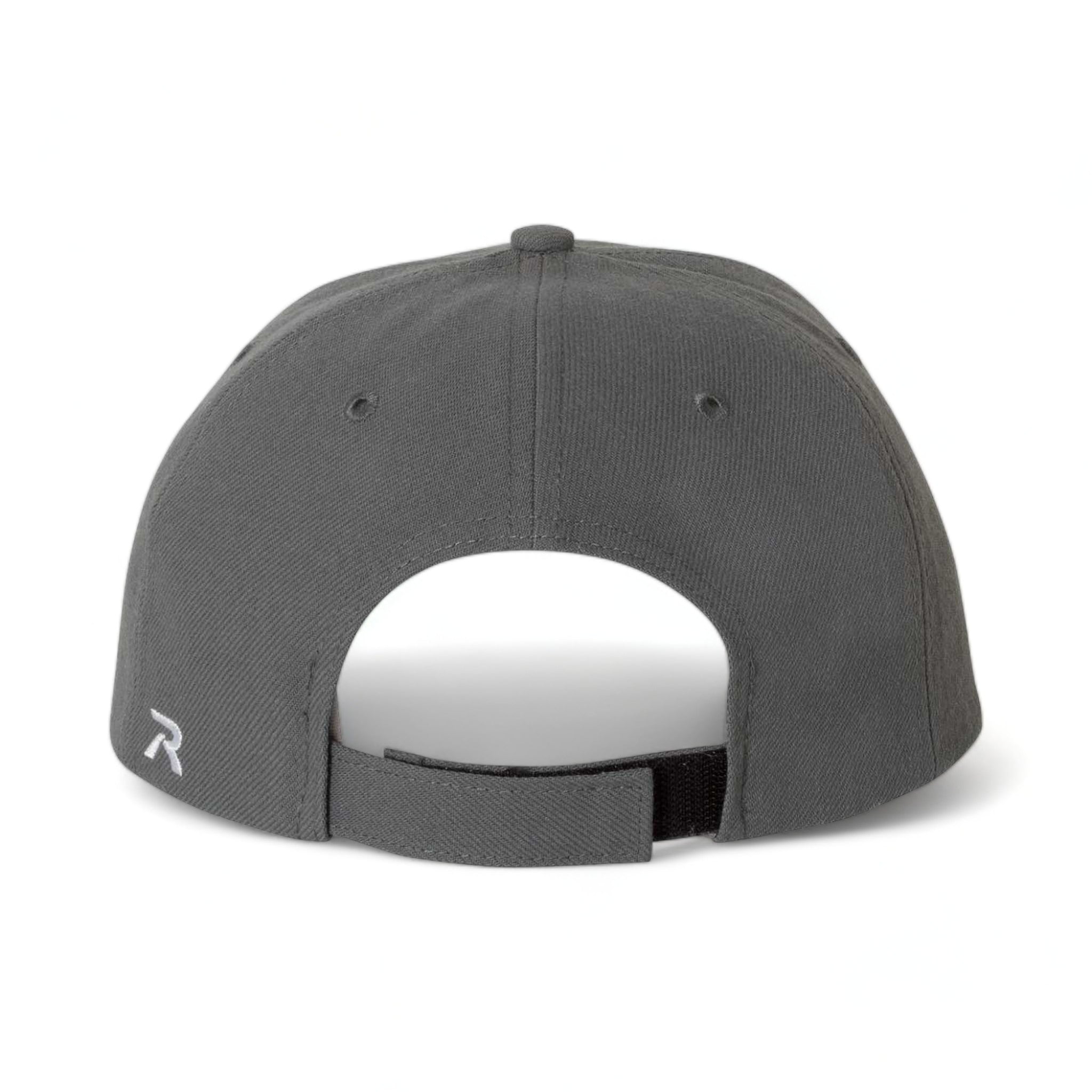 Back view of Richardson 514 custom hat in charcoal