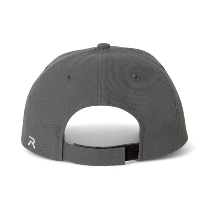 Back view of Richardson 514 custom hat in charcoal