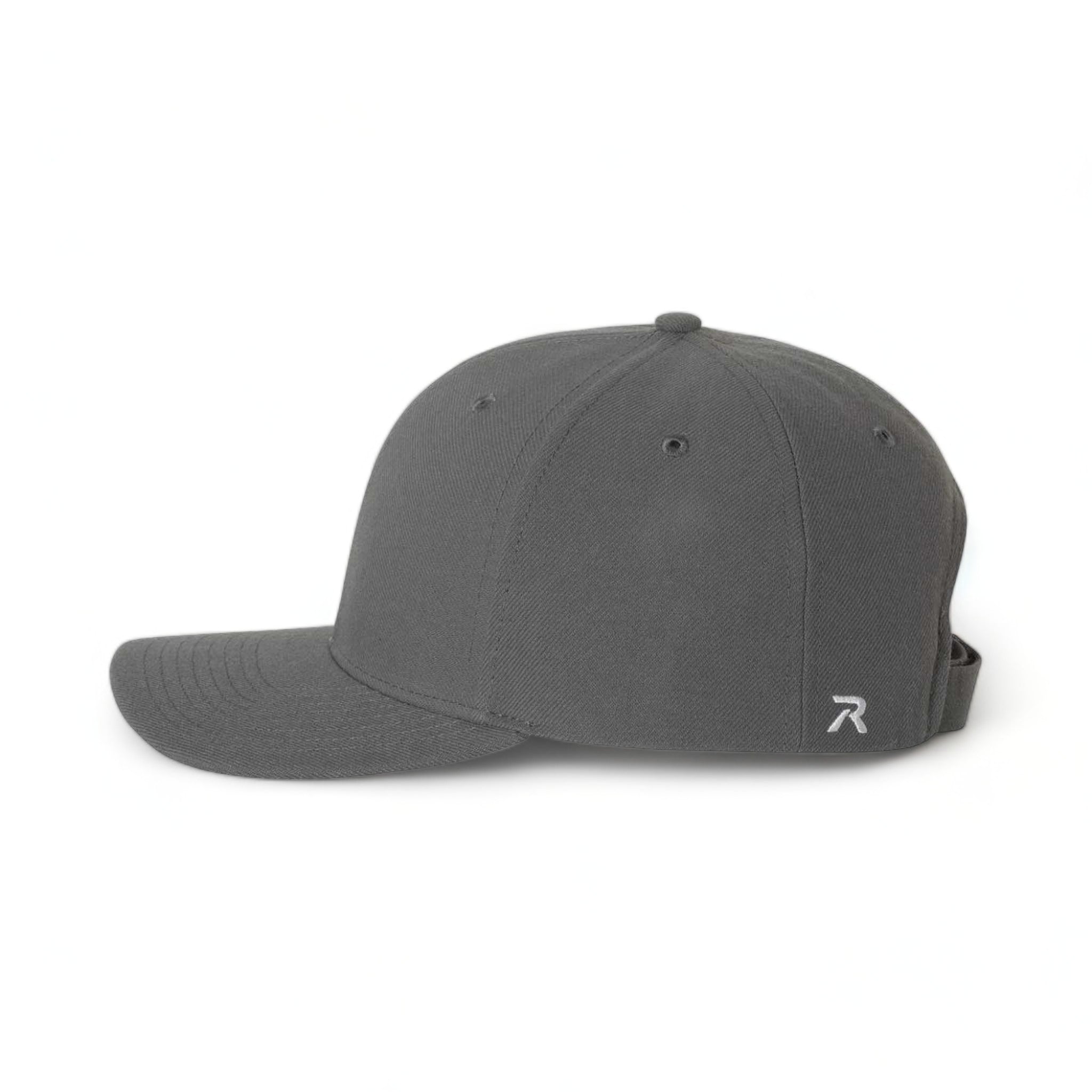 Side view of Richardson 514 custom hat in charcoal