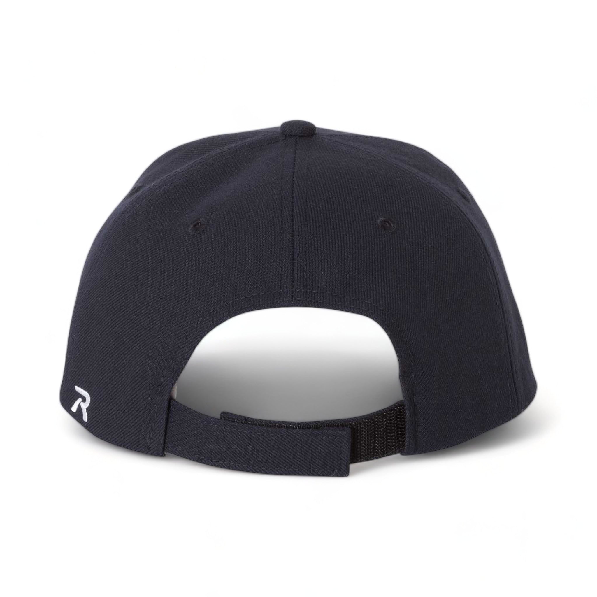 Back view of Richardson 514 custom hat in navy