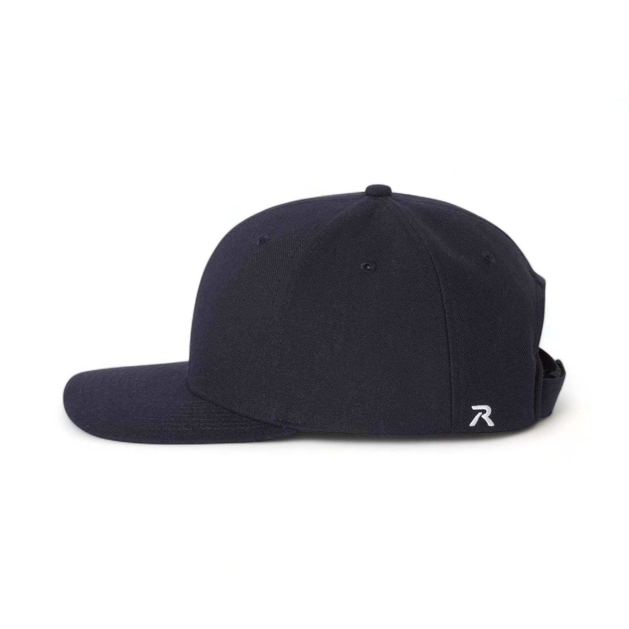 Side view of Richardson 514 custom hat in navy