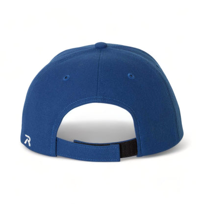 Back view of Richardson 514 custom hat in royal