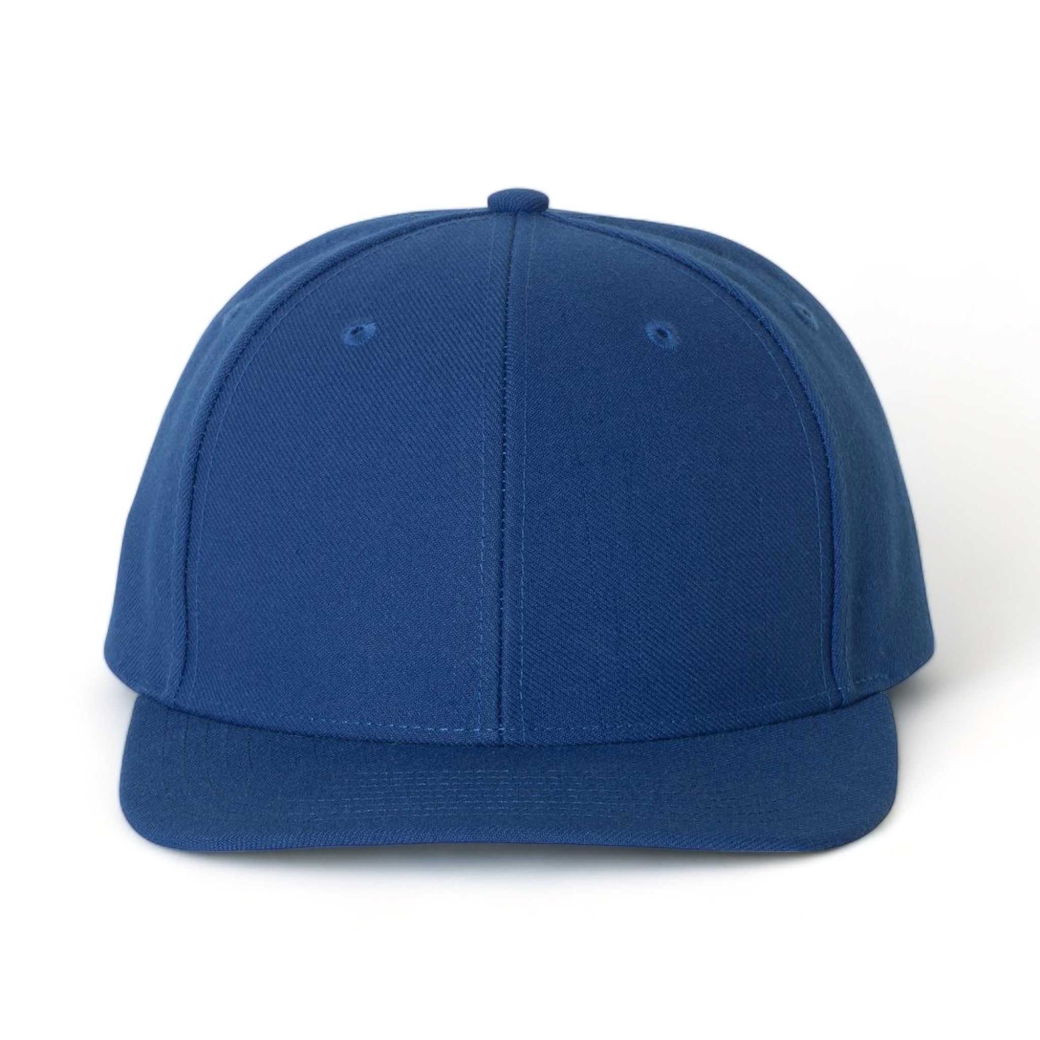 Front view of Richardson 514 custom hat in royal