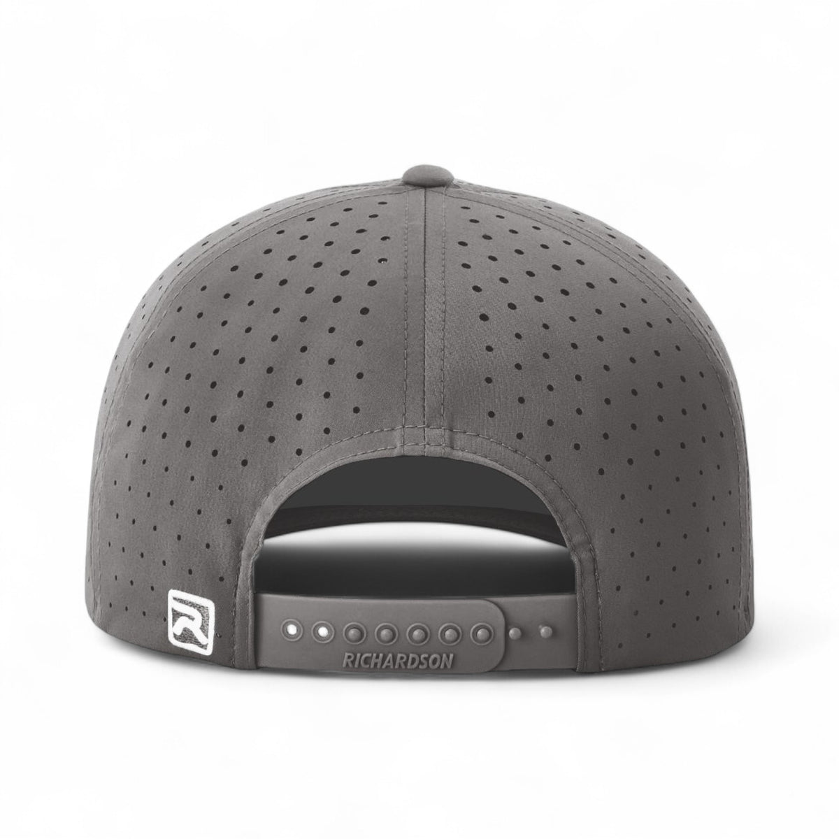 Back view of Richardson 632 custom hat in charcoal