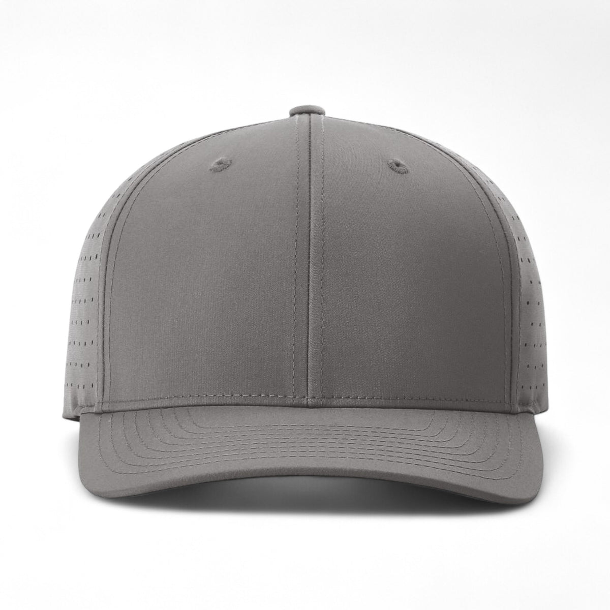 Front view of Richardson 632 custom hat in charcoal