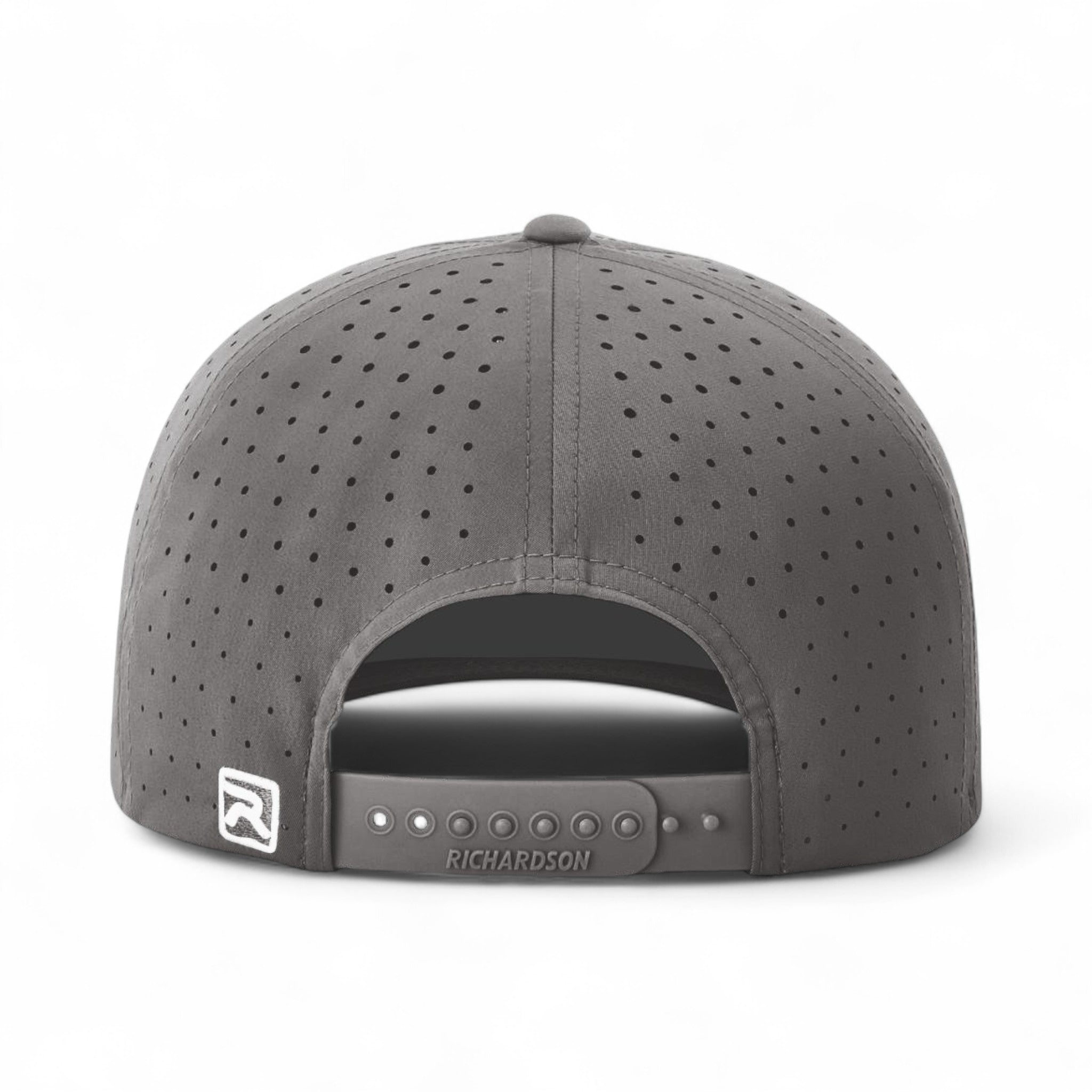 Back view of Richardson 632 custom hat in charcoal