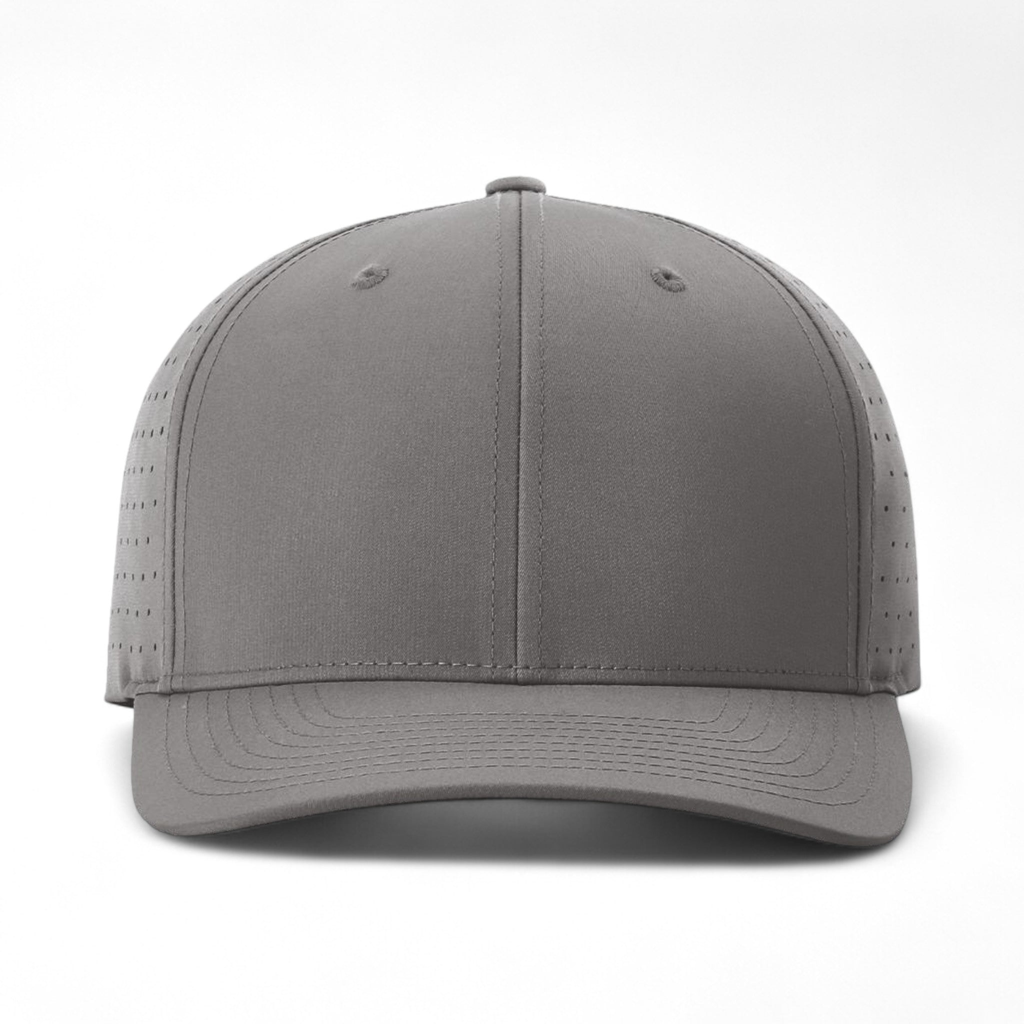Front view of Richardson 632 custom hat in charcoal