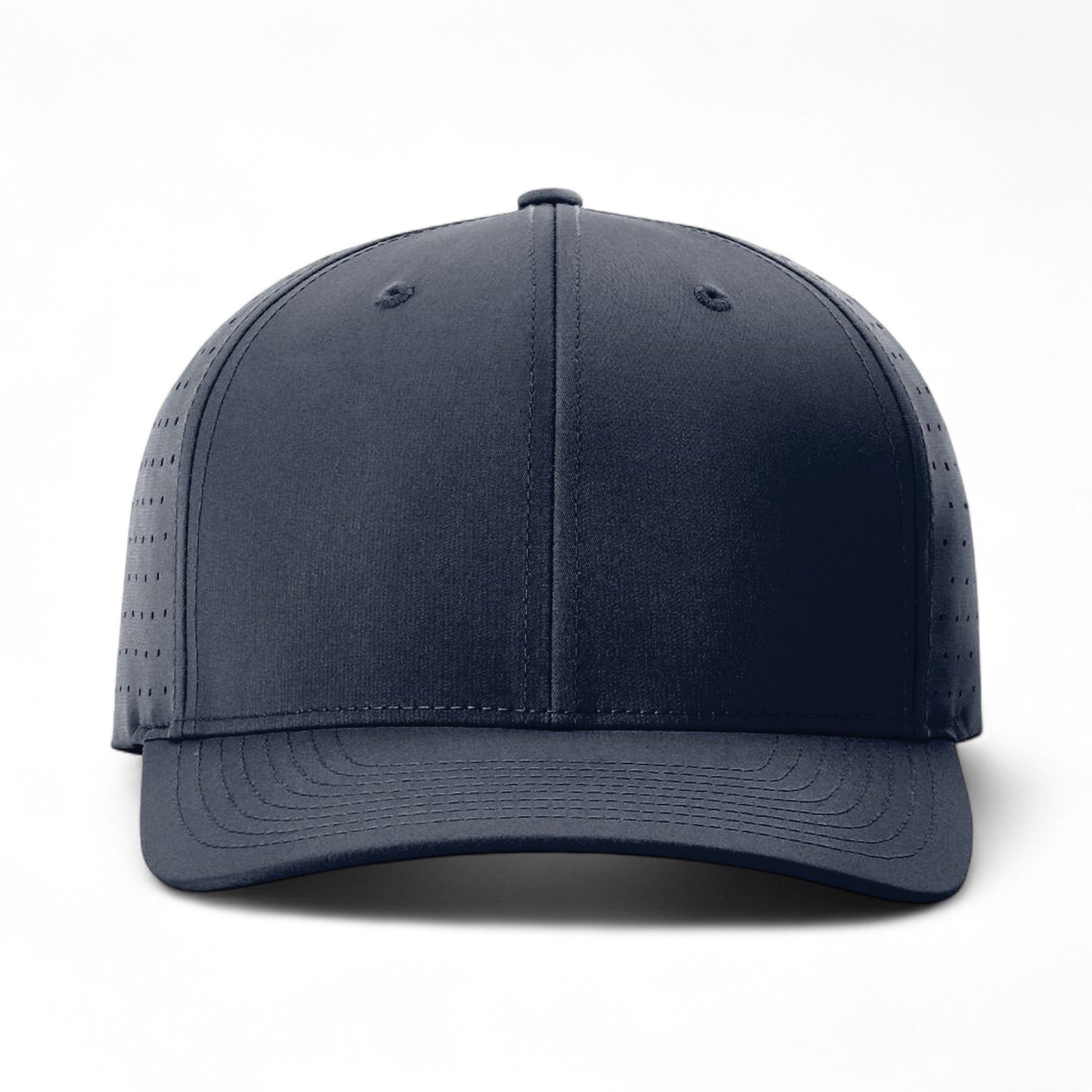 Front view of Richardson 632 custom hat in navy