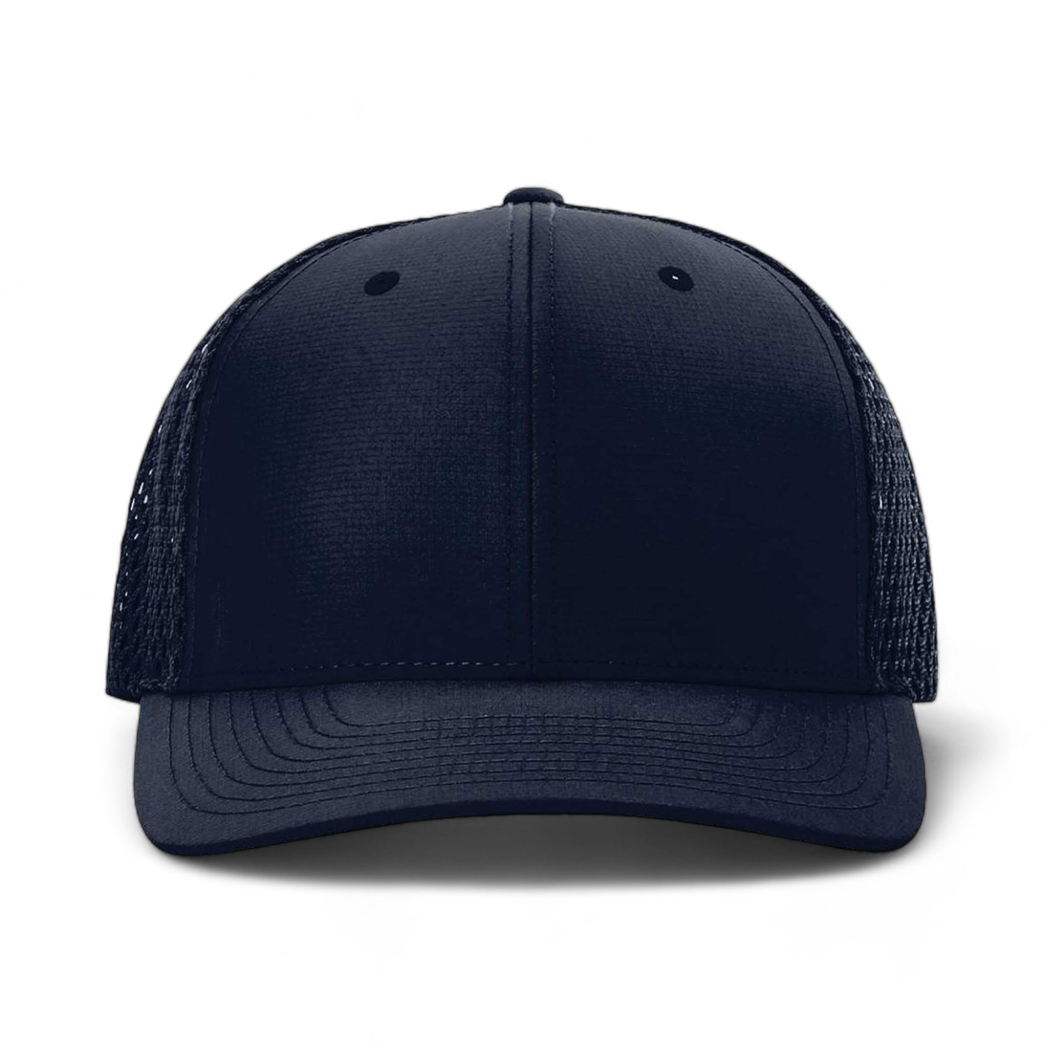Front view of Richardson 835 custom hat in navy