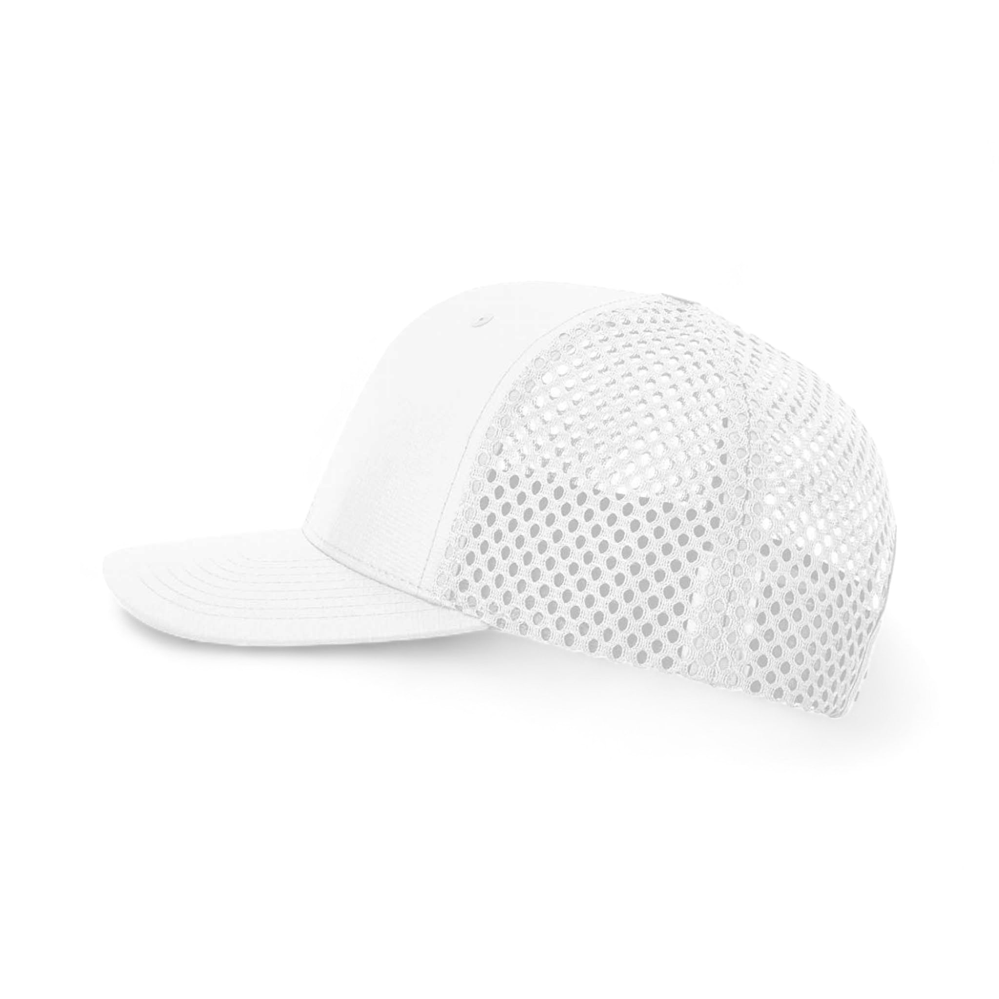 Side view of Richardson 835 custom hat in white