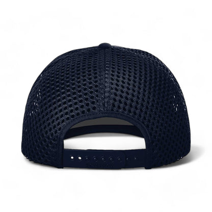 Back view of Richardson 835 custom hat in navy
