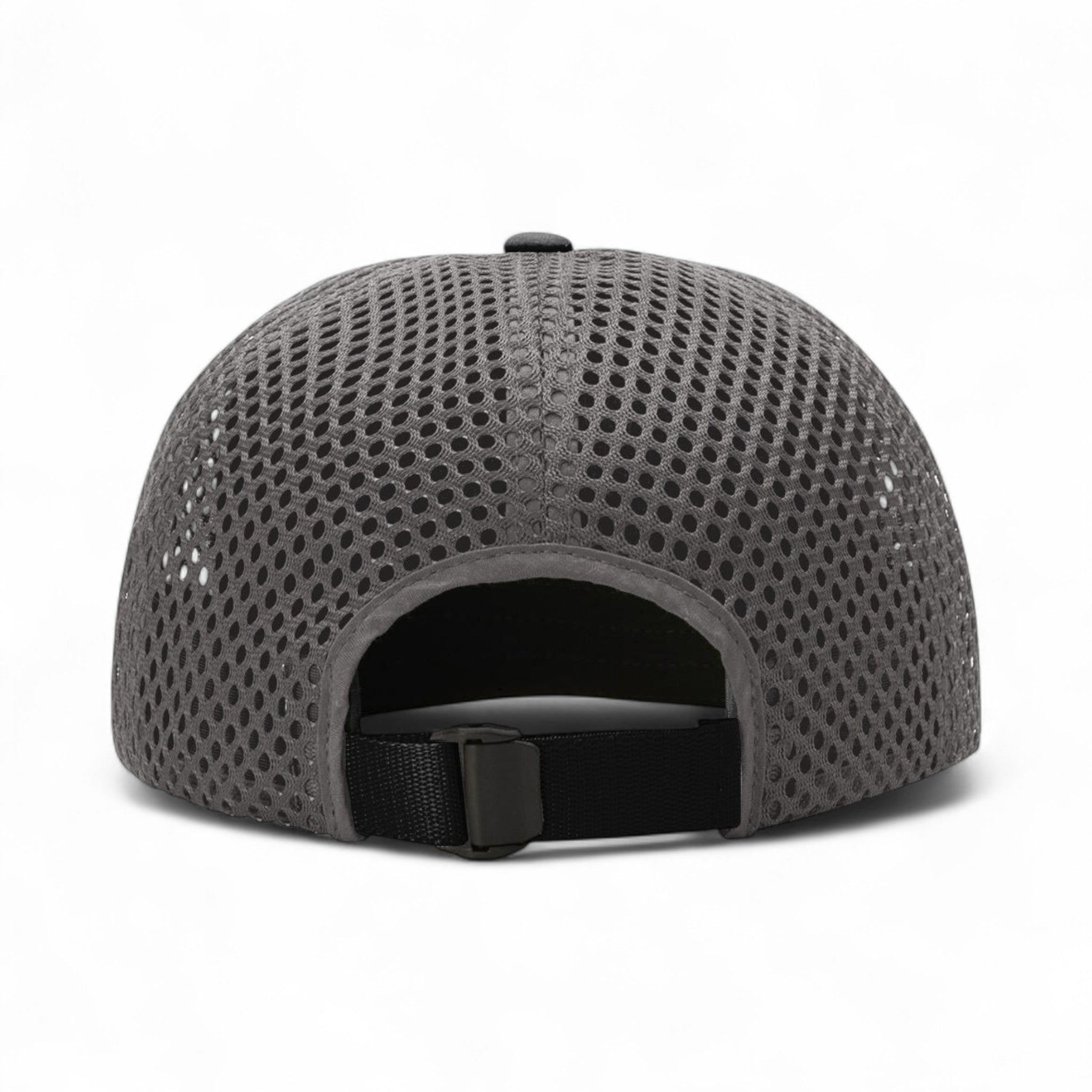 Back view of Richardson 935 custom hat in black and charcoal