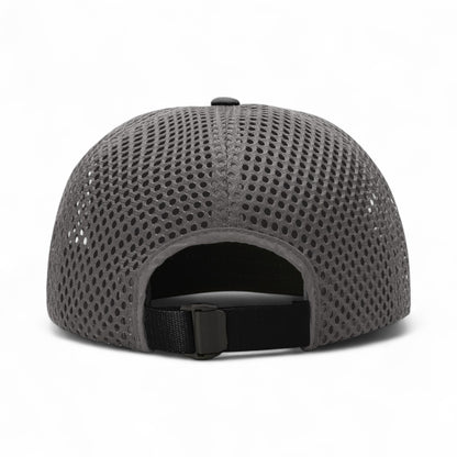 Back view of Richardson 935 custom hat in black and charcoal