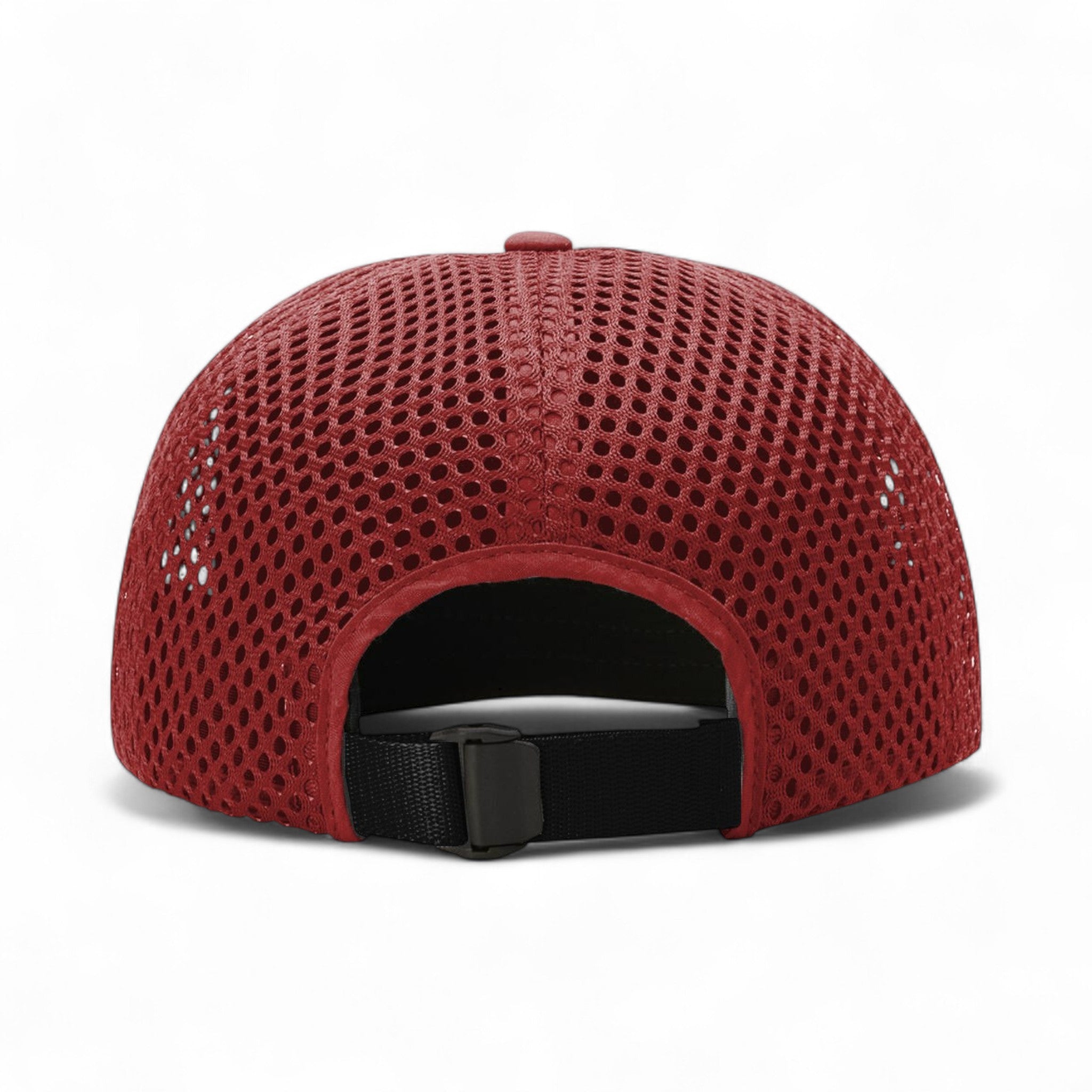 Back view of Richardson 935 custom hat in cardinal