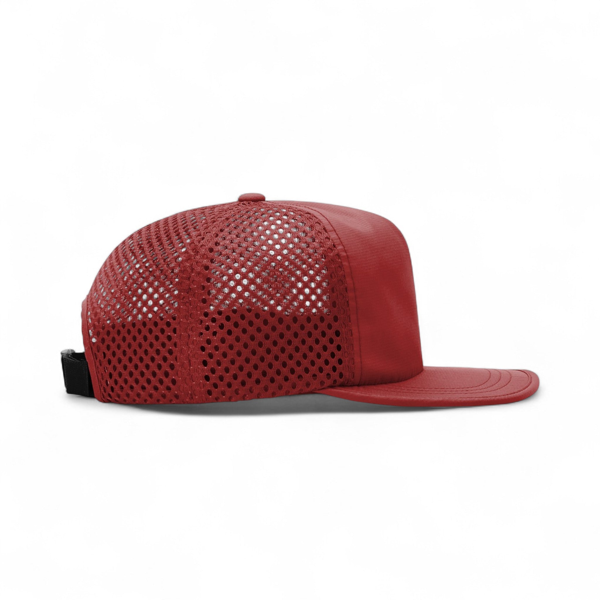 Right side view of Richardson 935 custom hat in cardinal