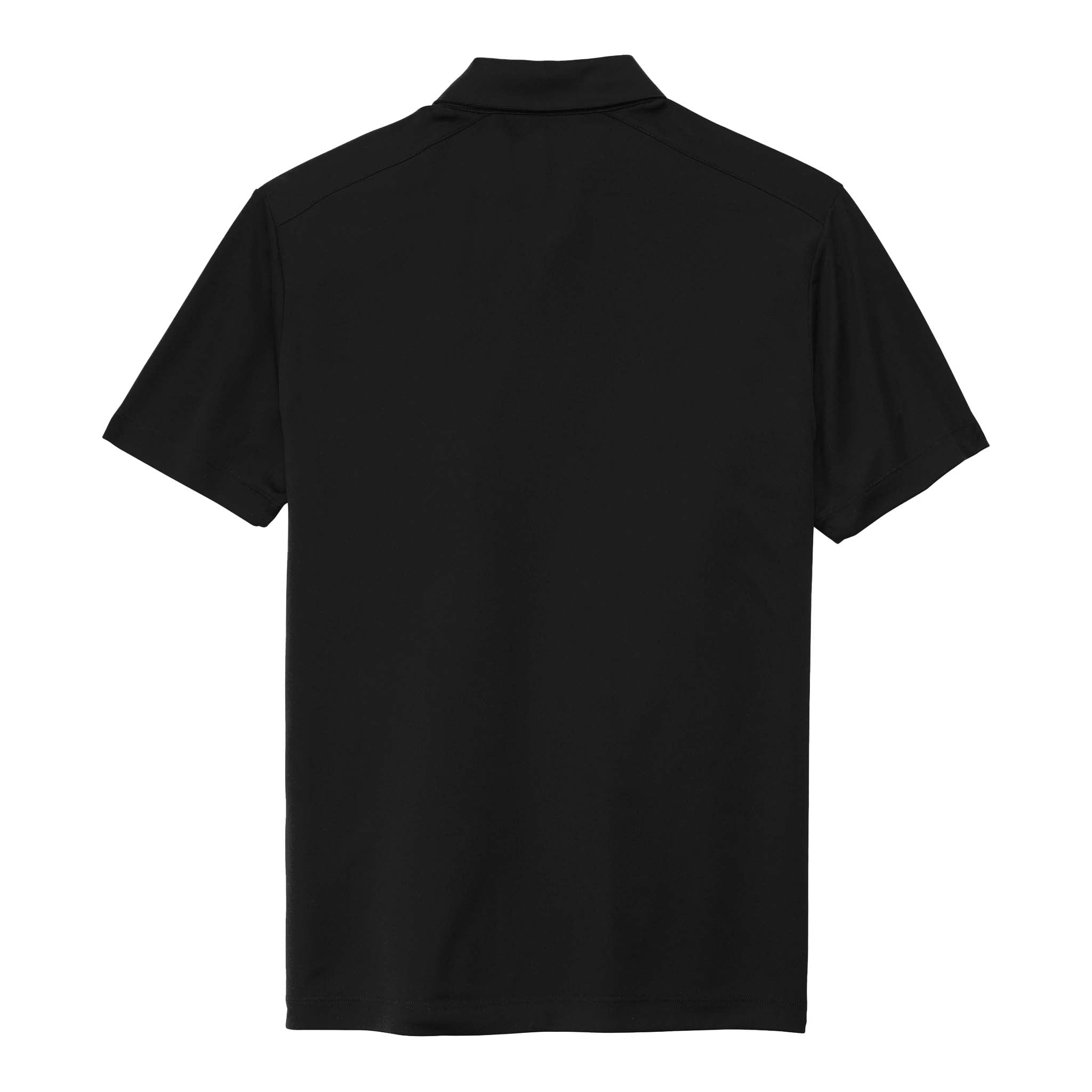 Sport-Tek ST520 custom polo in black, back view