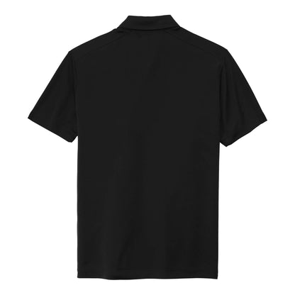 Sport-Tek ST520 custom polo in black, back view