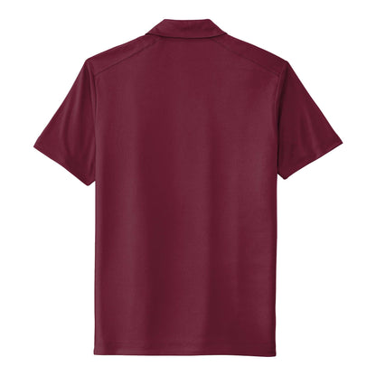 Sport-Tek ST520 custom polo in cardinal, back view
