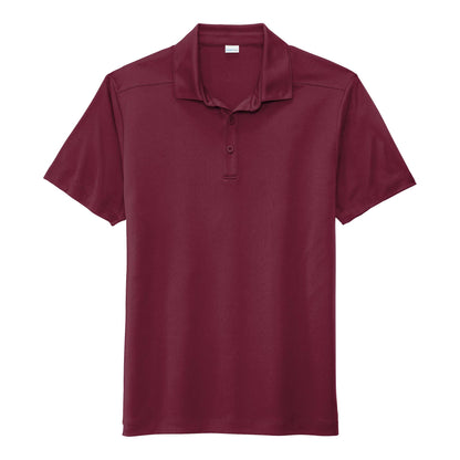 Sport-Tek ST520 custom polo in cardinal, front view