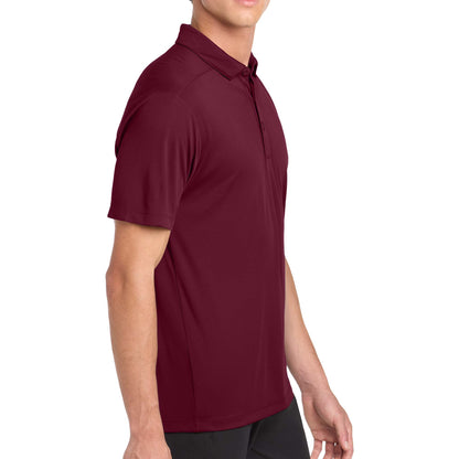 Sport-Tek ST520 custom polo in cardinal, right side view