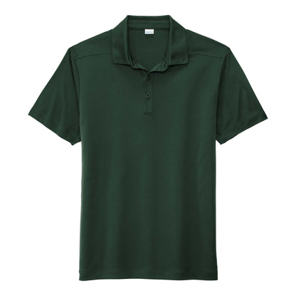 Sport-Tek ST520 custom polo in forest green, front view