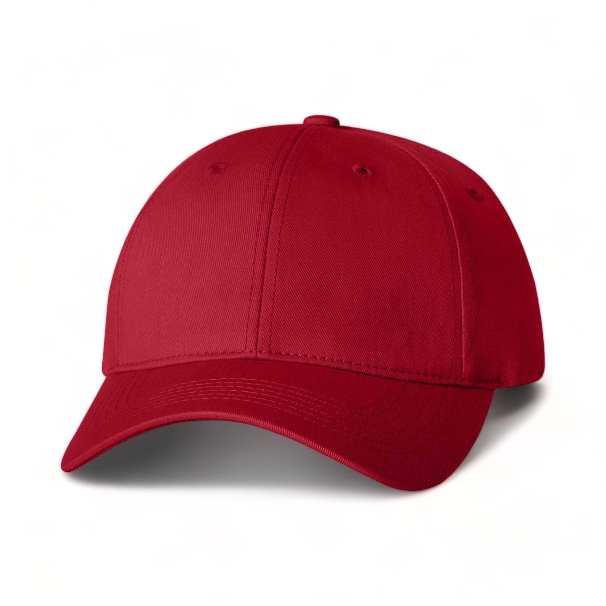 Front view of Sportsman 2260 custom hat in red