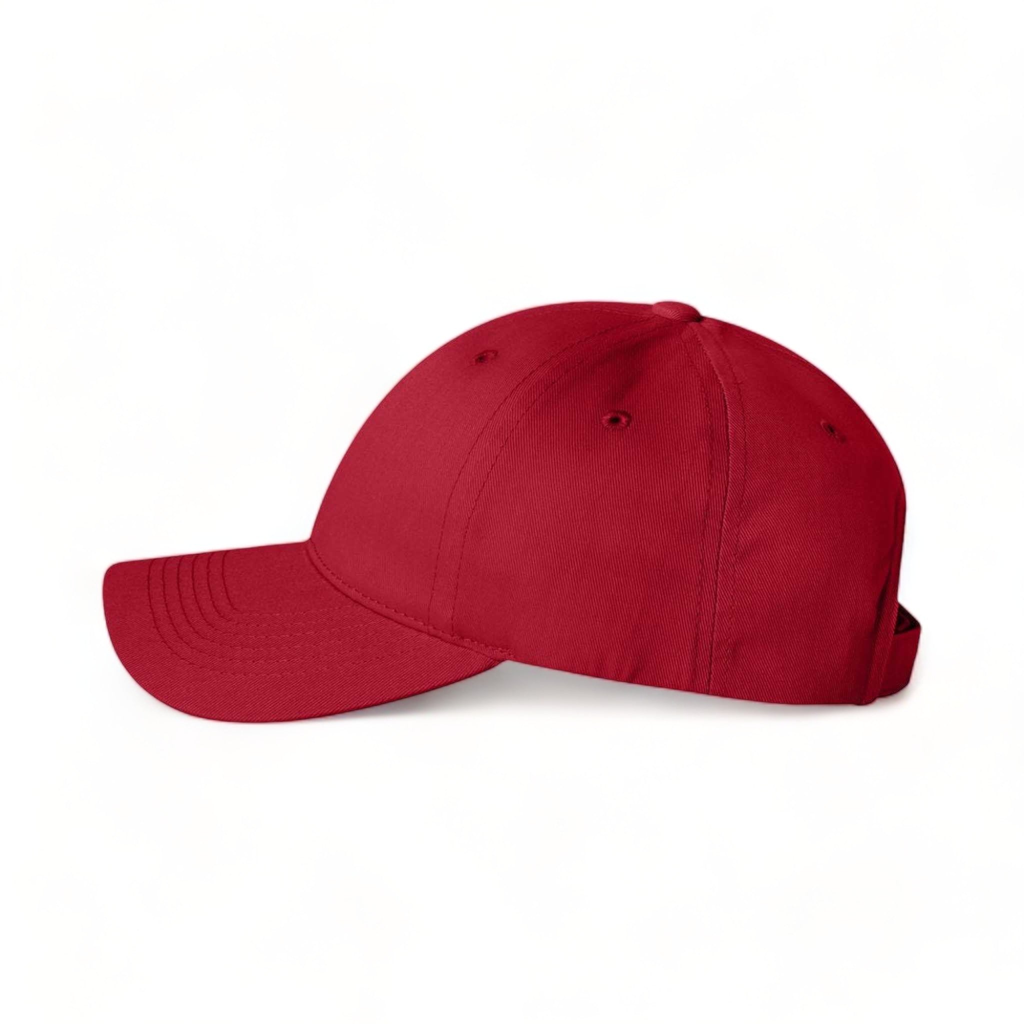 Side view of Sportsman 2260 custom hat in red