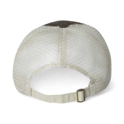 Back view of Sportsman 3100 custom hat in brown and stone