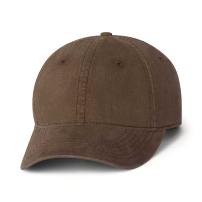 Front view of Sportsman AH35 custom hat in brown