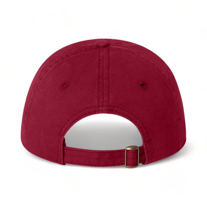 Back view of Sportsman AH35 custom hat in cardinal