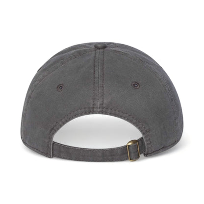 Back view of Sportsman AH35 custom hat in charcoal