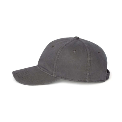 Side view of Sportsman AH35 custom hat in charcoal