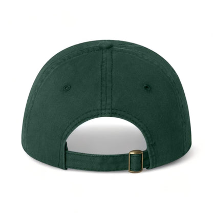 Back view of Sportsman AH35 custom hat in dark green