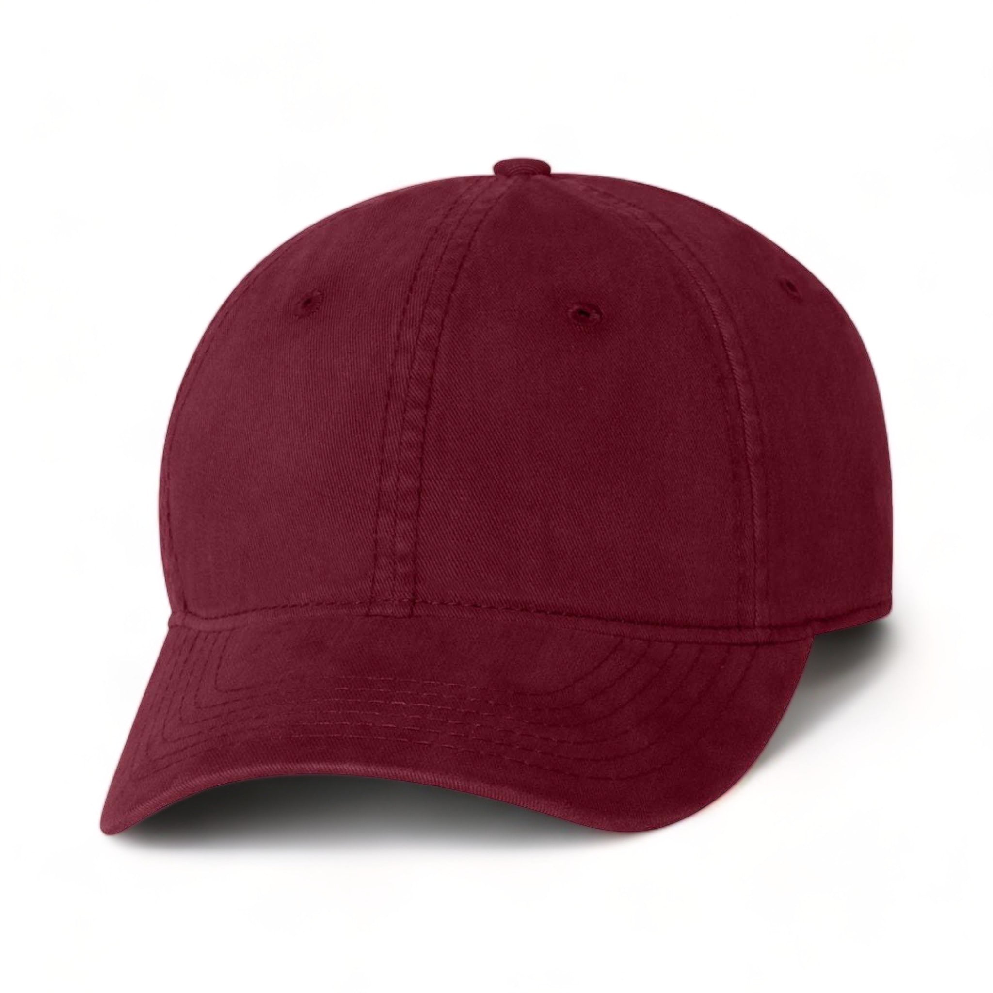 Front view of Sportsman AH35 custom hat in maroon