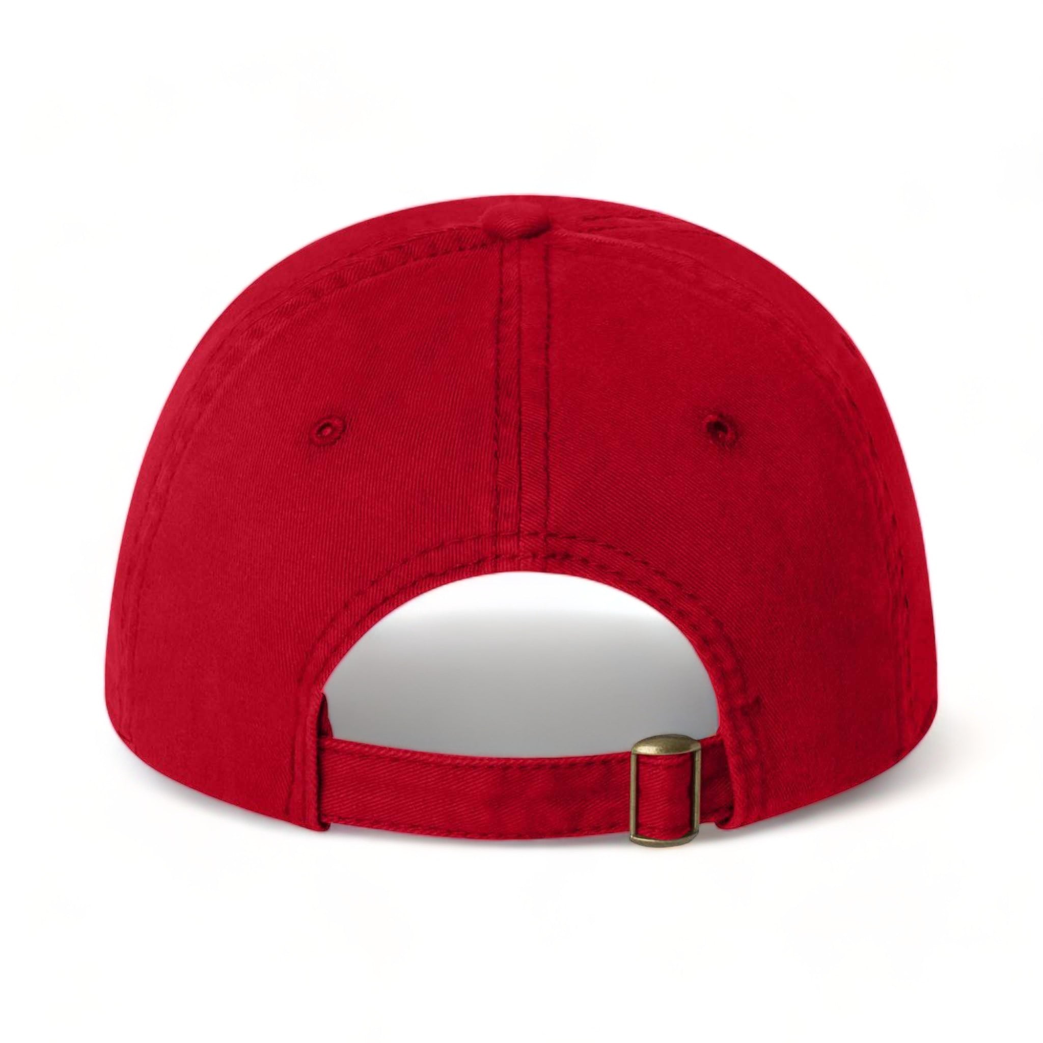 Back view of Sportsman AH35 custom hat in red