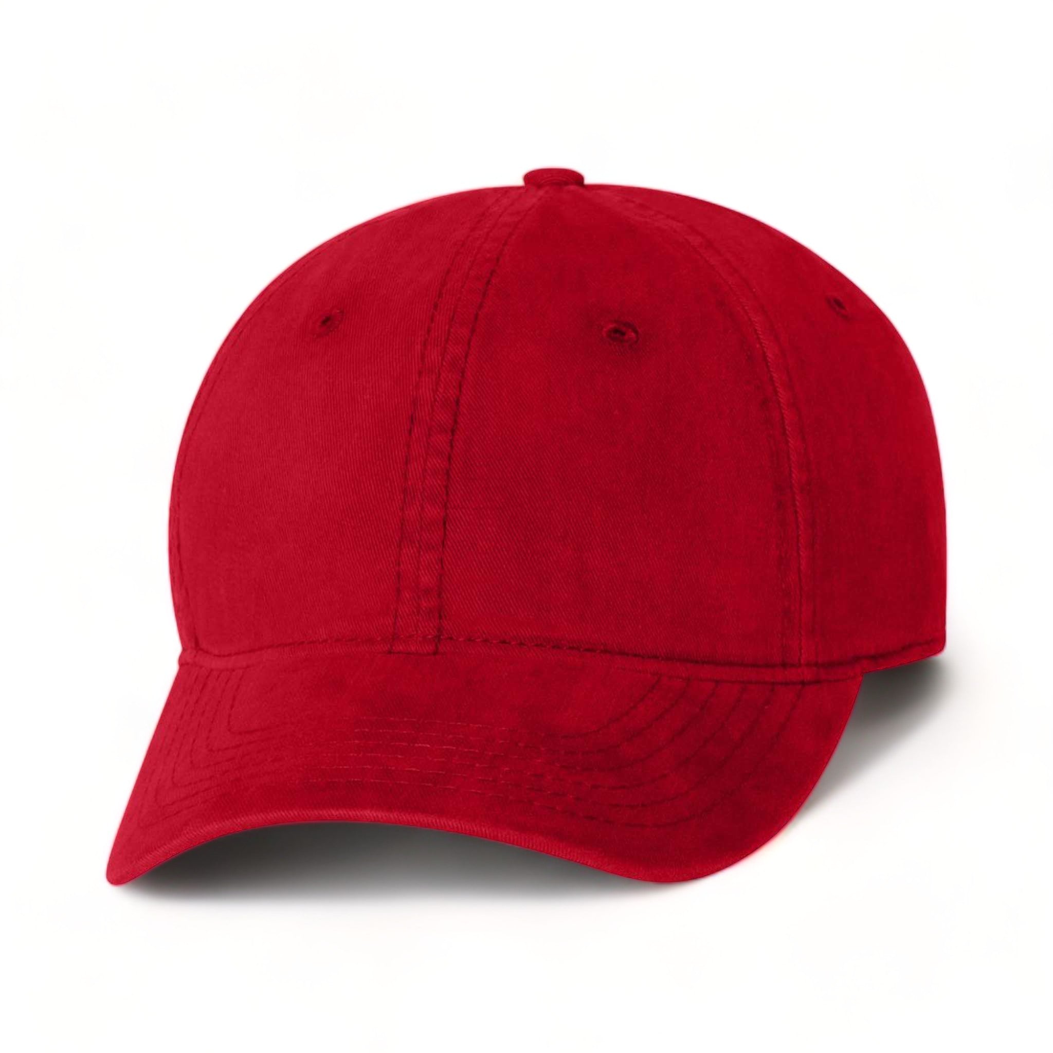 Front view of Sportsman AH35 custom hat in red