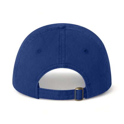 Back view of Sportsman AH35 custom hat in royal blue